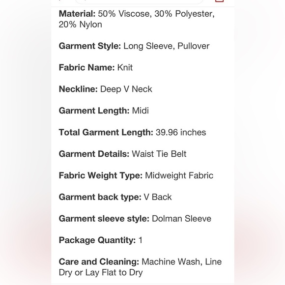 Seta T Deep V Neck Wrap Batwing Sleeve Belted Bodycon Midi
Sweater Dress Khaki - Picture 8 of 8